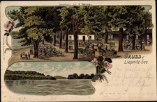 Litho Wandlitz in Brandenburg, Liepnitzsee, Forsthaus, Inh. H. Werner - 10433743