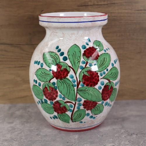 Keramik vase handbemalt h - vase, [h