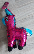 Lama Alpaka Stofftier Wendepailetten Glitzer ab 3 Jahre