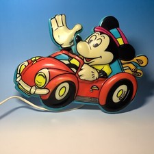 Mickey Mouse Wandlampe Disney Micky Maus Lampe Auto 1980 Kinderzimmer