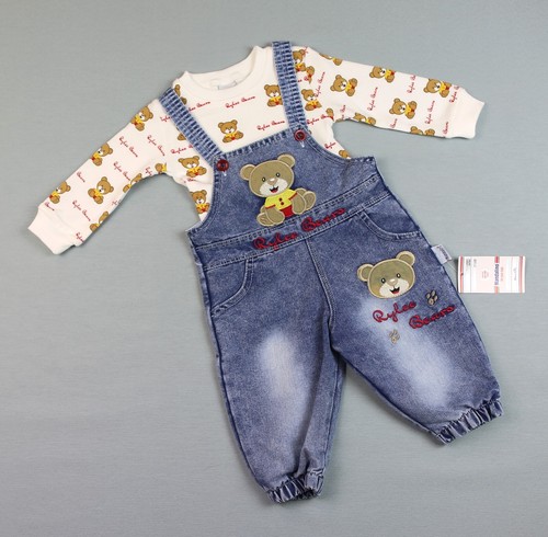 Baby kleinkind latzjeans - kleinkind,