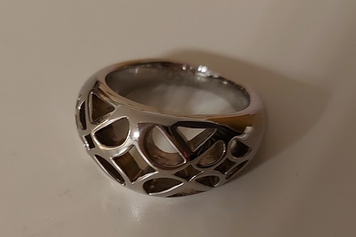 Fossil damen edelstahl - edelstahl, ring