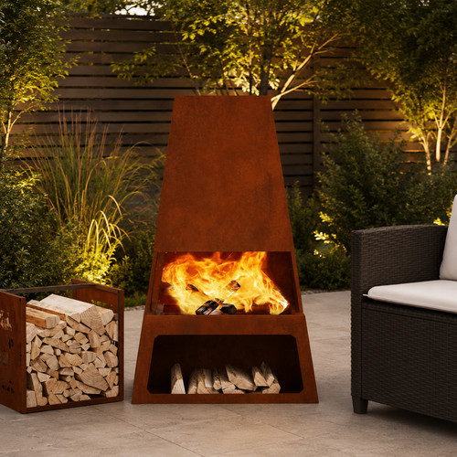 Feuerstelle stahl garten - feuerstelle,