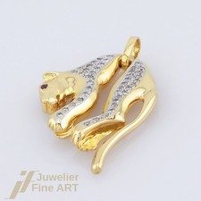 Anhänger Panther - massiv -