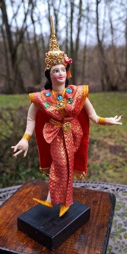 Trachtenpuppe khon tänzerin - khon,