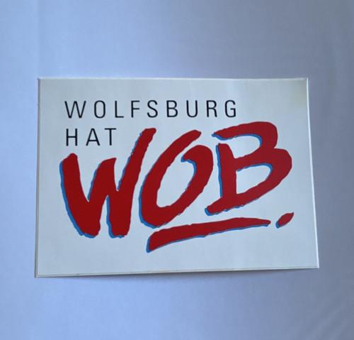 Werbeaufkleber wolfsburg - werbeaufkleber, „wolfsburg