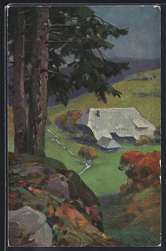 Künstler fritz reiss - künstler-ak,