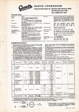 Service Manual-Anleitung Graetz Fantasia 922,Belcanto 9922,Maharani F 391,393