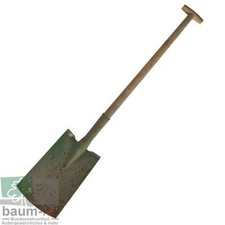 Spaten von der NVA  grün T-Holzgriff DDR Pionierspaten Ostalgie Garten Outdoor