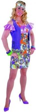 70er 80er Jahre Kleid Kostüm