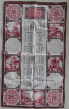 Handtuch Kalender 1970 -