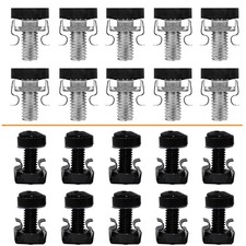 M6 x 20mm Rack- Schrauben & Käfigmuttern Set Käfigschrauben für 10" / 19" Racks