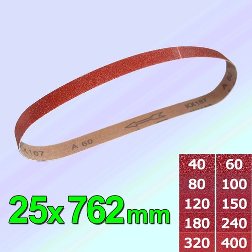 Schleifbänder 25x762mm gewebe - schleifbänder,