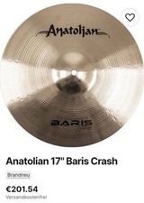 ‼️Cymbal Becken Paket Anatolian Baris & Hihat & Bertram Engel AUTOGRAMM ‼️