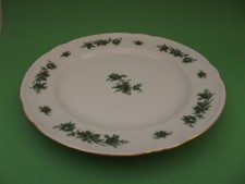 Seltmann Weiden, Wien, grüne Rose * Speiseteller * Ø 24,5 cm, Goldrand
