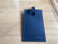 British Airways Concorde handgenähter Leder Kofferanhänger von W A Goold um 2000