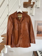 True Vintage C&A 70s Lederjacke Kurzmantel Nappaleder Herbst Scandi Trend 38
