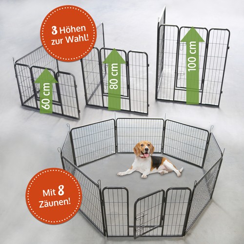 Welpen auslauf stall metall - welpen,
