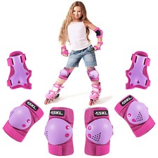 6X Schonerset Kinder Protektoren Schützer Inliner Schutzausrüstung Knieschoner