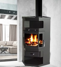 Kaminofen 9kW Eck-Kamin