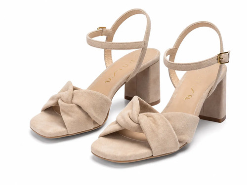 Unisa sandalen wildleder beige - unisa,