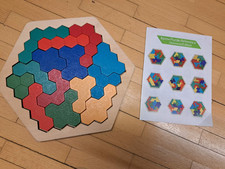 Holzpuzzle mit Rahmen - Logik