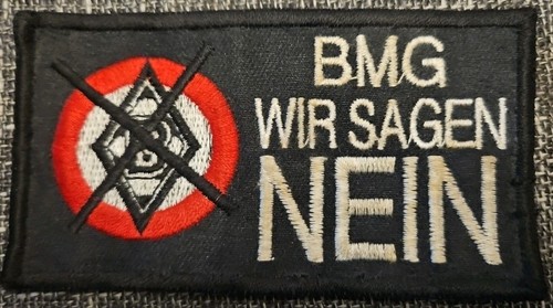 Aufnäher anti borussia - aufnäher,