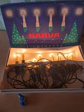 Narva Lichterkette 10-teilig, Volle Funktion , DDR-ZEITEN.   Als Ersatzteil 
