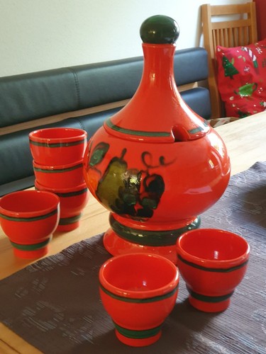 Bowle service vintage keramik - bowle,