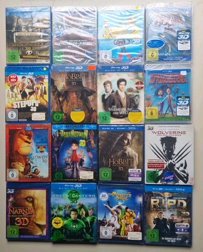 Blu ray sammlung - 3d,