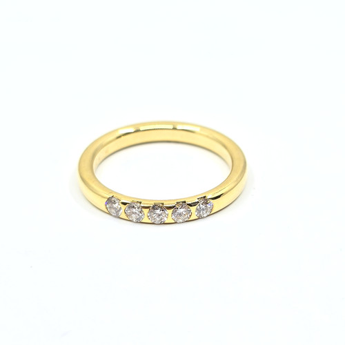 Diamantring 750 gold - diamantring,