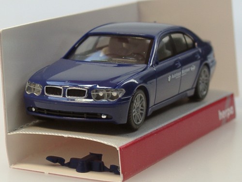 Herpa bmw 7er - 7er,, dunkel-blau