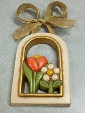 THUN Keramik Wandbild Blumen