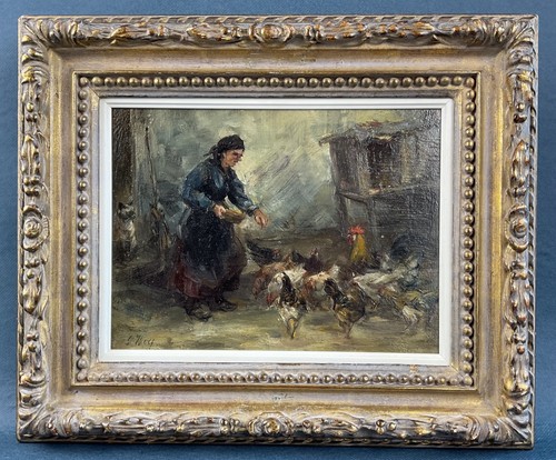ölgemälde georg wolf 1882 - Ölgemälde,