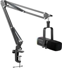 USB Dynamisch Mikrofon XLR Streaming Mikrofon mit Arm Podcast Gaming Mikrofon