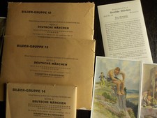 Deutsche Märchen-Bildergruppe 12-13-14 komplett  in OVP Werk 4 Cigaretten-Bilder