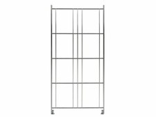 Regalleiter 80 cm hoch BIII 38 cm tief Metall verchromt mit Füßen 