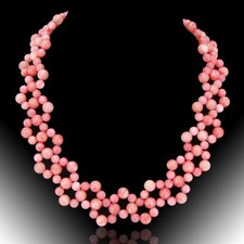Rhodochrosite halskette damen - halskette,