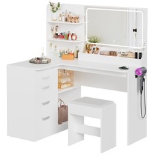 Schminktisch Eckmodell LED mit