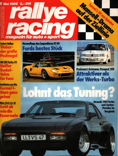 Zeitschrift rallye racing 5 - racing, #5
