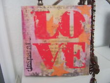 Bild Sterne 15x15 cm Keilrahmen*Impressionen*Liebe*Love*Graffiti*Schrift*Drucke