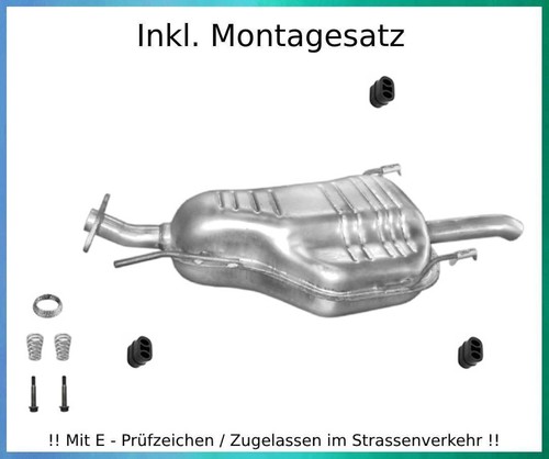 Endschalldämpfer für opel - für,