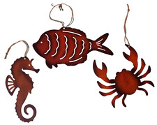 3er Set maritime Wandhänger