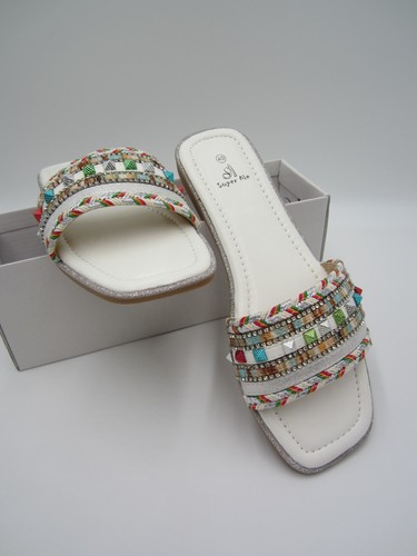 Damen sandale pantolette - pantolette, gr