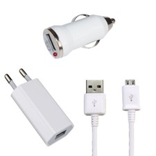 3in1 Ladegerät KFZ Ladekabel