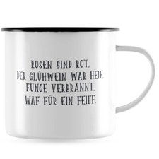 Rosen Rot, der Glühwein war