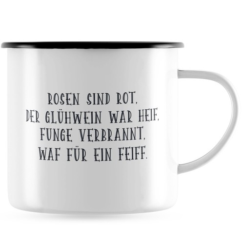 Rosen rot der glühwein - rot,, war