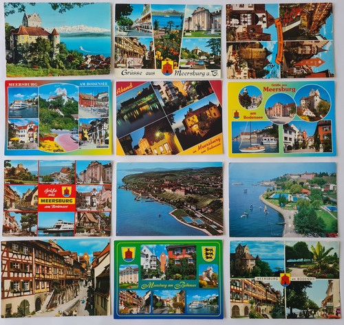 Postkarten lot meersburg - lot, 12