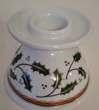 Kerzenhalter Höhe 6 cm Fürstenberg Weihnachten Sterne neuwertig