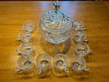 Bleikristall Bowle Service Set